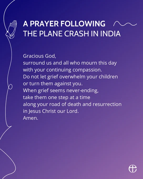 Gracious God,
surround us and all who mourn this day
with your continuing compassion.
Do not let grief overwhelm your children
or turn them against you.
When grief seems never-ending,
take them one step at a time
along your road of death and resurrection
in Jesus Christ our Lord.
Amen