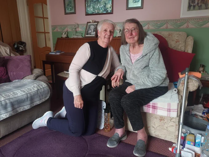Nancy and Evelyn Strathcarron Hospice Loneliness Week 