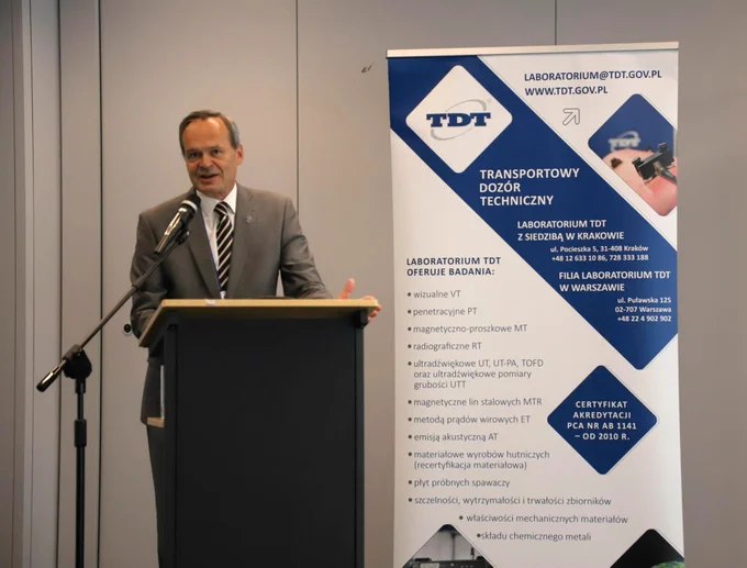 Prezes PRS na otwarciu konferencji naukowo-technicznej TDT "Przewóz towarów niebezpiecznych"