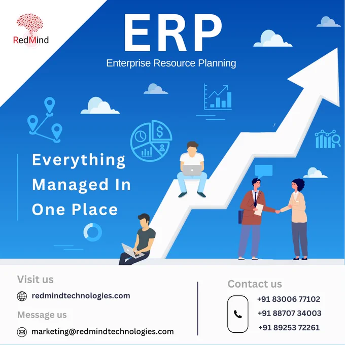 📊 Simplify. Integrate. Accelerate.
At RedMind Technologies, we empower businesses in Nammakal and beyond with intelligent, scalable ERP solutions that streamline every operation—from inventory to invoicing—all in one place. 💡

Boost your growth with smart automation, custom modules, and full data visibility—because your business deserves more than spreadsheets.

📩 DM us today to digitize your operations with confidence.
📍 Serving clients across Tamil Nadu | 📞  91 83006 77102

🌐 redmindtechnologies.com

#RedMindTech
#ERPSoftware
#BusinessSolutions
#DigitalIndia
#SMEgrowth
#TechForBusiness
#NamakkalStartups
#EnterpriseTech
#ProcessAutomation
#MakeInIndia
#CloudERP
#ITsolutions
#BusinessTools
#TamilNaduTech
#DigitalTransformation