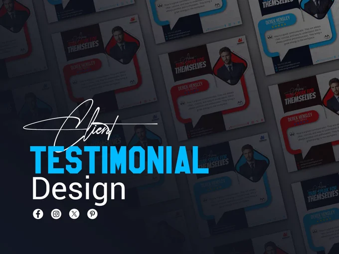 Sleek and Modern Client Testimonial Design

Showcase your brand’s credibility with a sleek, modern testimonial post that grabs attention and builds trust.
✔ Clean & Professional Layout
✔ Eye-Catching Typography & Color Balance
✔ Optimized for Social Media Impact
This design highlights client feedback in a visually appealing way, ensuring that testimonials stand out while maintaining a corporate and premium look.
Want a custom testimonial post that aligns perfectly with your brand? Let’s create something impactful together. 


#GraphicDesign #TestimonialDesign #BrandTrust #ClientFeedback #DesignInspiration #SocialMediaMarketing #clientdesign #clienttestimonial #clientreview #crative #designiologist #business  #graphicmiker #follow #comment #TestimonialDesign  #graphicdesigner #socialmedi