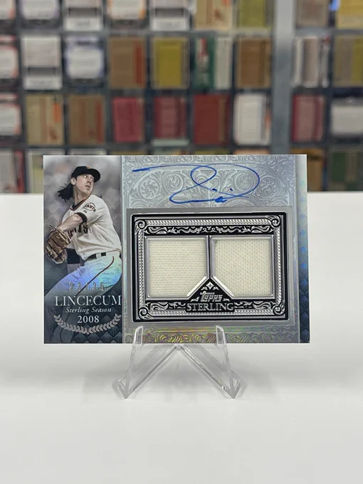 2021 Topps Sterling Season Autographed card
Tim Lincecum, San Francisco Giants
23/25