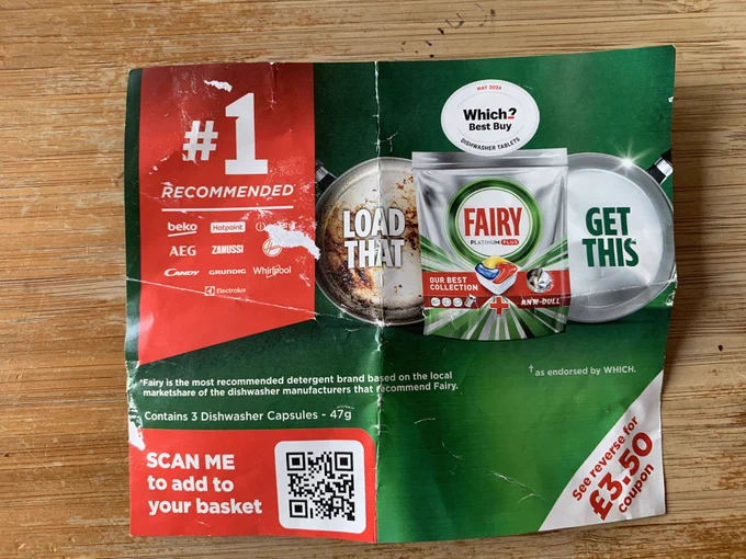 Voucher for money off that did not work