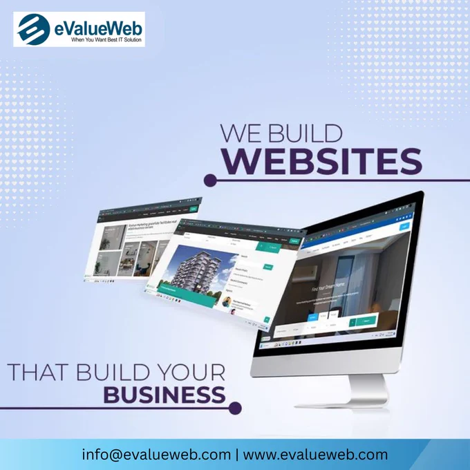 🚀 Grow Your Business Online! 🚀
We create stunning, user-friendly websites tailored for your brand. Whether you need a business site, e-commerce store, or portfolio, we deliver professional results—fast and affordable!
Ready to boost your online presence?
📞 Contact us:  91-9519702609
📧 Email: info@evalueweb.com

#WebDesign #WebsiteDevelopment #BusinessOnline #DigitalMarketing #WebSolutions #Ecommerce #GrowOnline #SmallBusiness #BrandWebsite #ProfessionalWebsite #evalueweb #WebDevelopmentAgency #WebDevelopment #agency