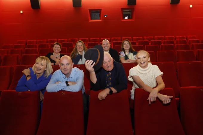  Cast and crew of the 'Counter Attack' documentary are pictured with MC Dr Claire O'Connell, at the Lighthouse Cinema, Dublin,