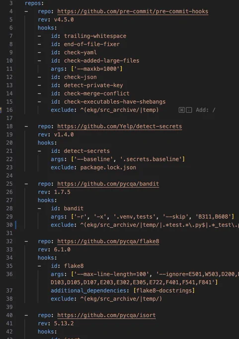 my python pre-commit