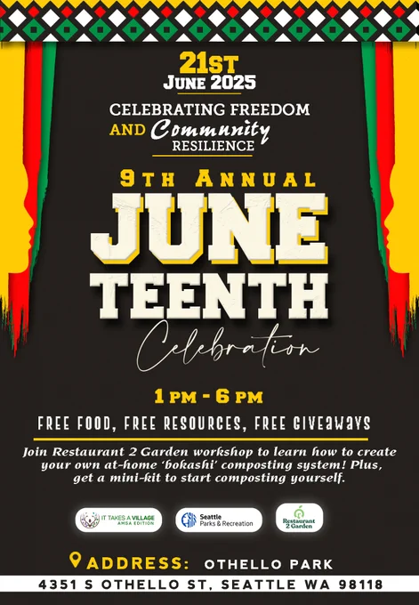 Juneteenth ad poster