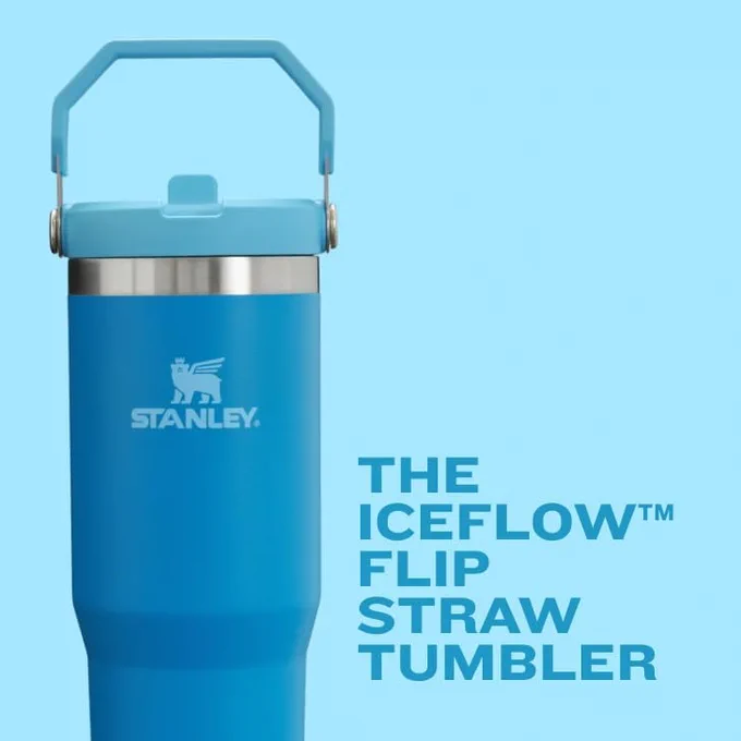 STAY HYDRATED FOR THE WHOLE DAY: This large tumbler with lid and straw can hold 30 oz of thirst-quenching beverage to power you through your longest days; Perfect for drinking water, smoothies, or iced coffee; Just fill it up and get on with your day.
KEEPS COLD FOR A LONG TIME: Constructed with double-wall vacuum insulation and 18/8 stainless steel, your drinks will stay nice and chilled for 12 hours or iced for up to 2 days. Plus it can take a beating and is 100% free of BPA material.
STRAW PERFECTED: Say goodbye to disposable straws that are flimsy and wasteful, or reusable straws that make a mess when tipped over. Our exclusive IceFlow flip straw allows effortless sipping. Just snap it shut and you are done.         https://amzn.to/4e6ghOp