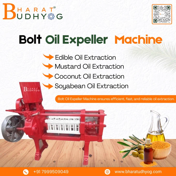 Industrial oil extraction equipment with contact info and company branding