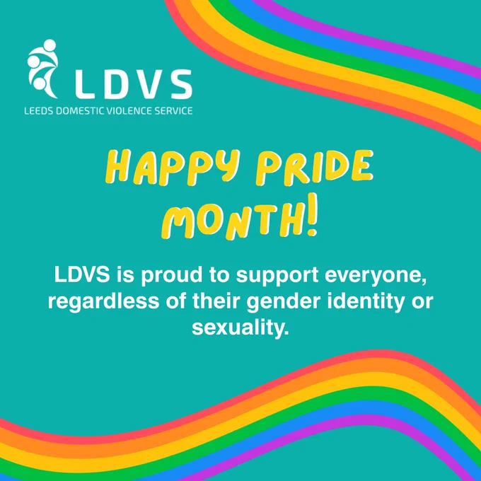 Happy Pride Month! LDVS is proud to support everyone, regardless of their gender identity or sexuality.