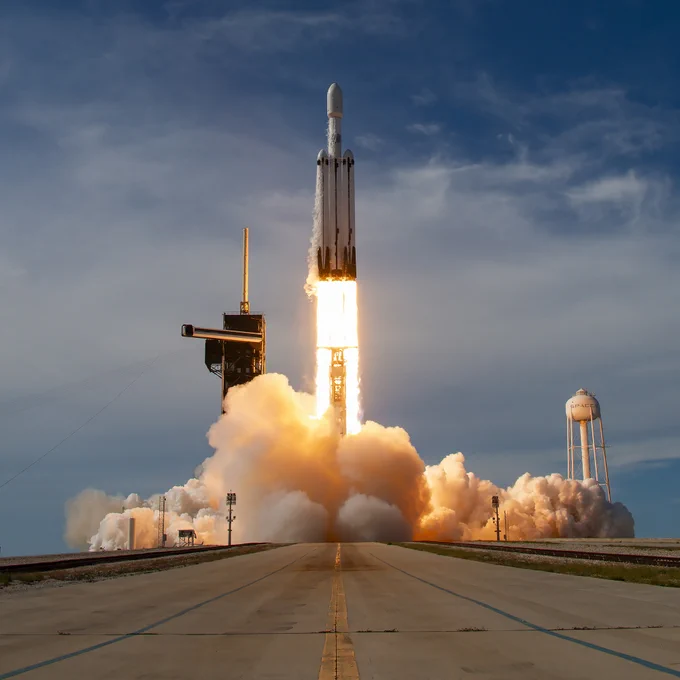 A SpaceX Falcon Heavy rocket carrying NOAA's GOES-U spacecraft lifts off from Launch Complex 39A at NASA’s Kennedy Space Center in Florida on Tuesday, June 25, 2024.
