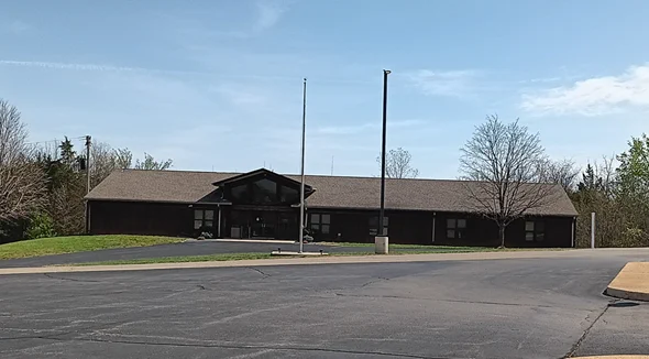 An after picture showing the removal of Callery pear trees at Mineral Area College