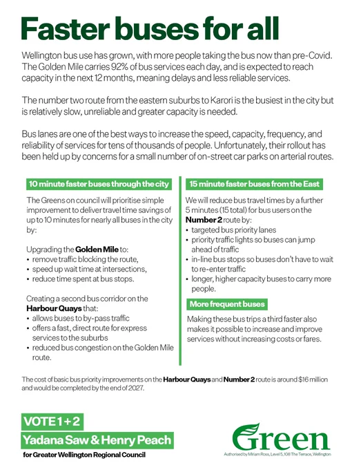 Fact sheet on the faster buses proposal