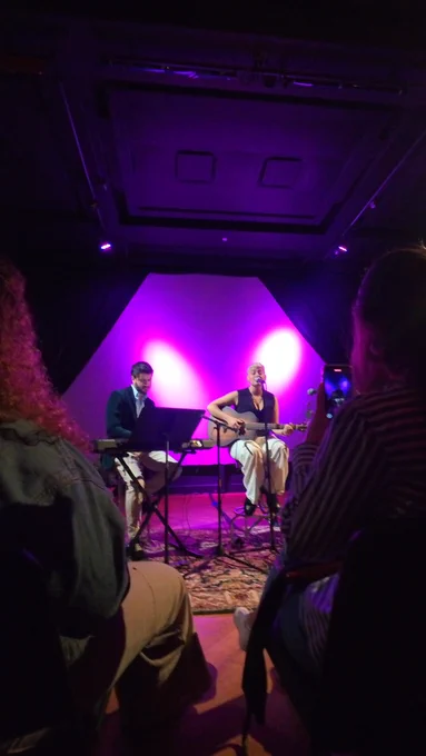 THE OFFICE performing arts   film PRESENTS
Performances type
Performance

    Latin
    Pop
    Soul

June 14
7:30 – 9:30 PM
ARTXNYC409 W. 14th St., New York, NY 10014

Two-time Latin GRAMMY winner Ella Bric and NPR’s Tiny Desk Contest winner Linda Diaz, invite us into an evening of music shaped by the city they call home. Performing for an intimate audience at ArtXNYC, they’ll share unreleased material alongside selections from their existing repertoire, tracing the rhythms, stories, and spirit of New York through their sound. This special night is part of the Young Masters series, a platform that honors artists who have achieved exceptional mastery early in their careers, celebrating them for redefining their fields and inspiring a new generation.