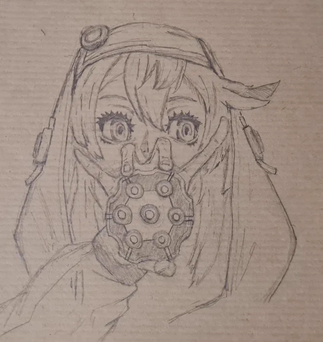 I couldn't finish this because I drew this while out in public and forgot to lift my pencil case, so it'll have to stay like this until I can get them back