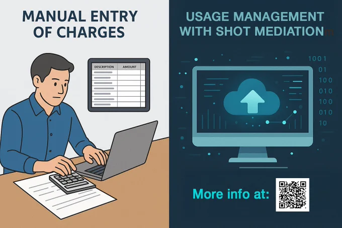 Power your consumption-based business without manual work

 If you're scaling your subscription model with Zoho Billing but stuck manually adding usage charges…
 SHOT Mediation automates it all:
 ✔ Upload usage records in bulk
 ✔ Validate & deduplicate data
 ✔ Stage unbilled charges for next cycle
No more spreadsheets. Just seamless usage-to-bill automation.
👉 Ideal for SaaS, Energy, Telecom, and any outcome-based model.
 
Lets SHOT Mediation do the work you shouldn’t.

https://decisionmaking.biz/marketplace/shotmediation