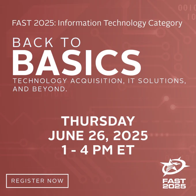 Bronze Square with white text with Back to Basics in Caps. Date and time of the event shown as Thursday June 26, 2025 from 1pm to 4pm ET. FAST 2025 logo at the bottom right of image. 