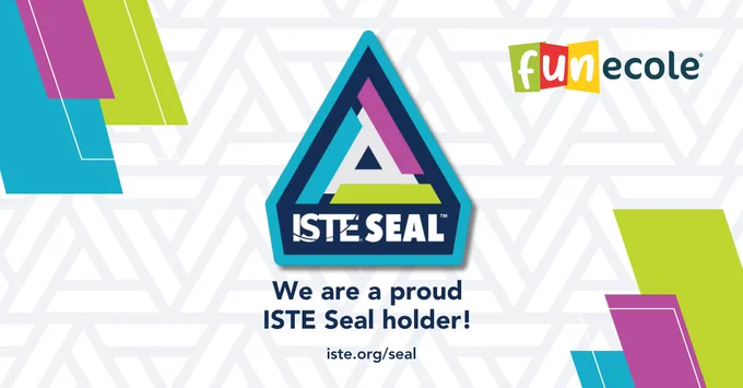 🤩 We’re proud to announce that we have been awarded the prestigious ISTE Seal for the FUNecole® Expert Thinkers Solution! To earn the ISTE Seal, our product underwent rigorous evaluation by a distinguished panel of experts in education, instruction, and technology. 

After careful review, our solution was recognized for its excellence in three key areas: 1. Practical Usability: Our product was evaluated for its user-friendliness and practicality, ensuring that educators and students can easily navigate and utilize its features. 2. Alignment with the ISTE Standards: FUNecole® was found to align closely with the ISTE Standards, ensuring that it meets the highest benchmarks for educational technology. 3. Digital Pedagogical Implementation: Reviewers determined that FUNecole® supports effective digital pedagogy, helping educators integrate technology seamlessly into their teaching practices. This achievement demonstrates that FUNecole® is designed for modern-day teaching and learning. The