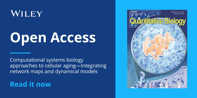 Open Access | Computational systems biology approaches to cellular aging—Integrating network maps and dynamical models

Read it now