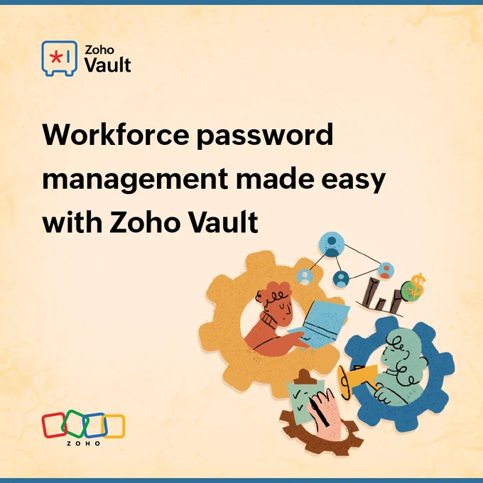 Check out our latest blog to learn how Zoho Vault, a workforce password manager, helps every department take security off their to-do list. Stay tuned for more!