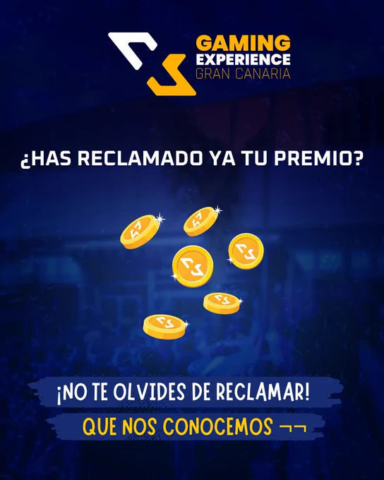 ¿Has ganado algún torneo o eXperience en Gaming eXperience Gran Canaria? Pues no te olvides de reclamar tu premio 🎁

Ya sea un torneo de videojuegos Open, Oficial, Fighting vía Startgg o tu paso por K-pop eXperience, así como la participación en Cosplay eXperience ¡Todos nuestros premios se reclaman del mismo modo!

Para reclamar el premio será necesario que los ganadores contacten a través de correo electrónico a premios@gamingexperience.gg donde se les proporcionará el enlace para la petición del premio.

La petición del premio obtenido se deberá realizar como máximo en 30 días hábiles desde que finaliza la acción. Si no se ha reclamado el en el tiempo mencionado el premio será desestimado, declarado desierto y se perderá el derecho al mismo.

Los MENORES DE EDAD requerirán una autorización para recibir el premio, siendo autorizados por los padres, tutores o representantes legales. Este documento deberá ser solicitado a través del correo electrónico: menores@gamingexperience.gg