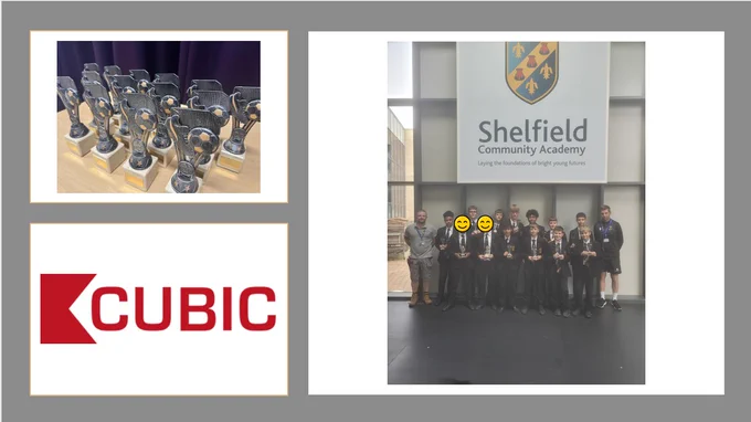 Our Yr 8 football team have had a really successful year. They won their league playoff and were successful in their final where they beat Walsall Academy. Special thanks goes to https://cubicfm.co.uk/ who kindly donated an individual trophy for all students. #sportingsuccess 