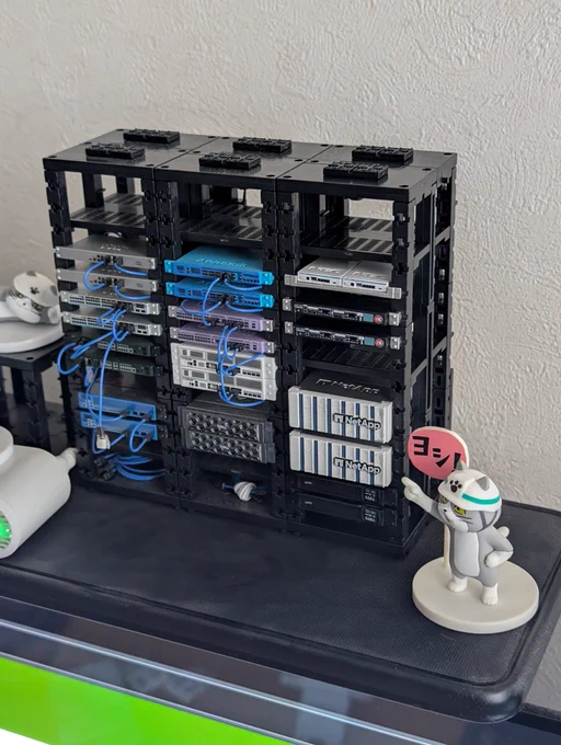 手のひらネットワーク機器3, 2, 1
