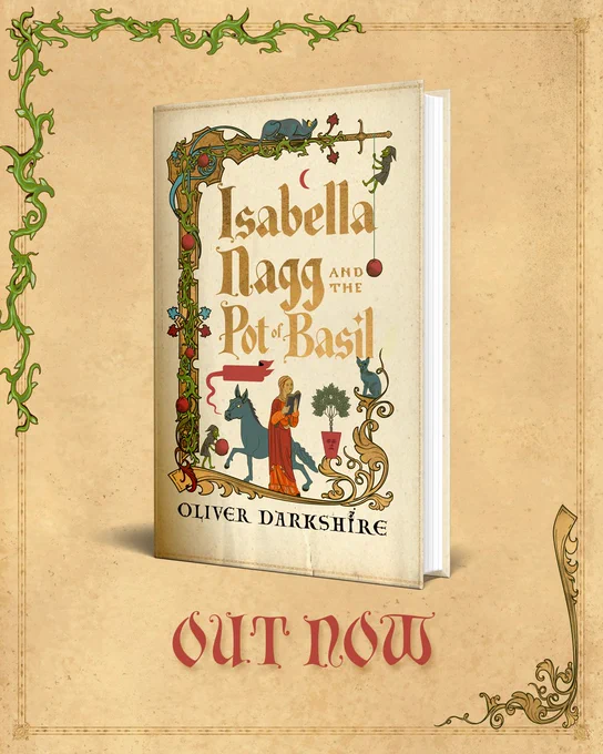 The UK cover of Isabella Nagg and the Pot of Basil