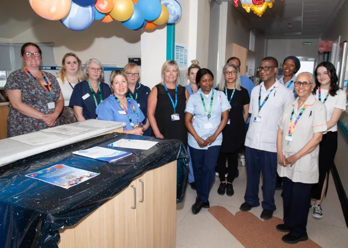Colleagues from the Medical Daycase Unit team
