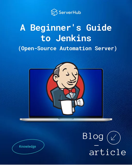 #ServerHub presents its latest blog titled "A Beginner's Guide to Jenkins (Open-Source Automation Server)". The blog discusses
what Jenkins is and its features, and the procedures for installing and configuring Jenkins on Linux, Windows and macOS operating systems.