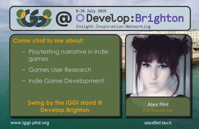 Alex Flint - Come chat to me about Playtesting narrative in indie games, Games User Research, and Indie Game Development