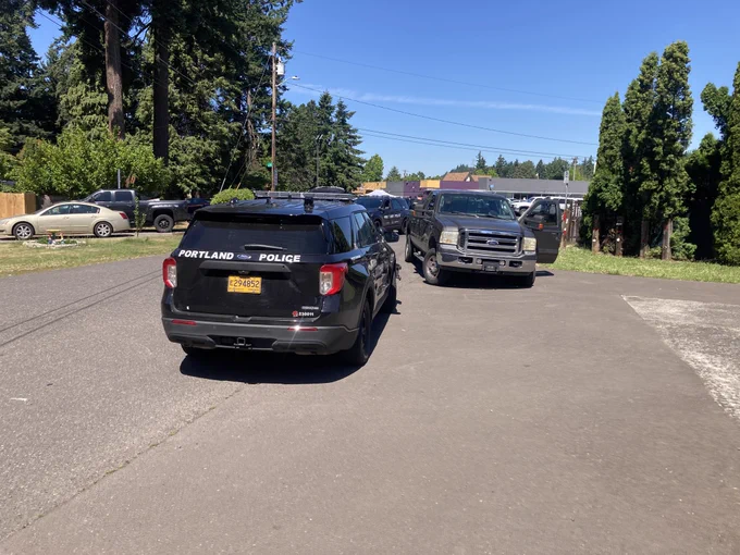Stolen car spiked