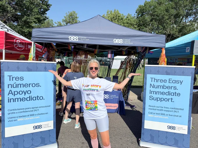 Commissioner Jessica Campbell promotes mental health support through 988.