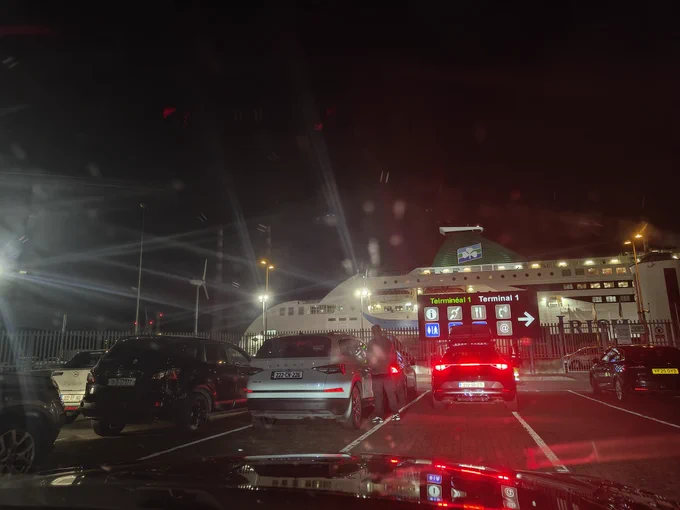 Waiting for the ferry in Dublin