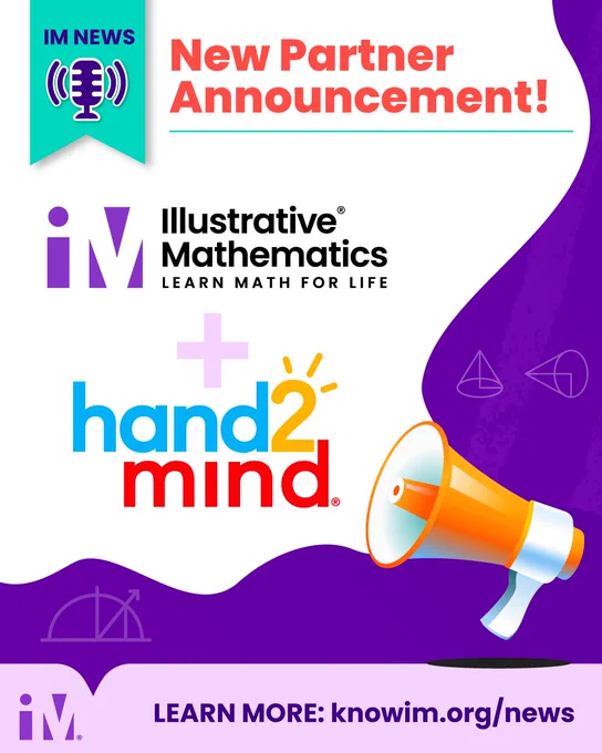 Exciting news! We’re partnering with @hand2mind to provide Interactive Center Kits & Manipulative Kits, bringing IM Certified® curricula to life! 🙌

✅ Minimal prep
✅ Hands-on practice
✅ Problem-based learning & fluency support

Read more: knowim.org/news 

#LearnWithIM