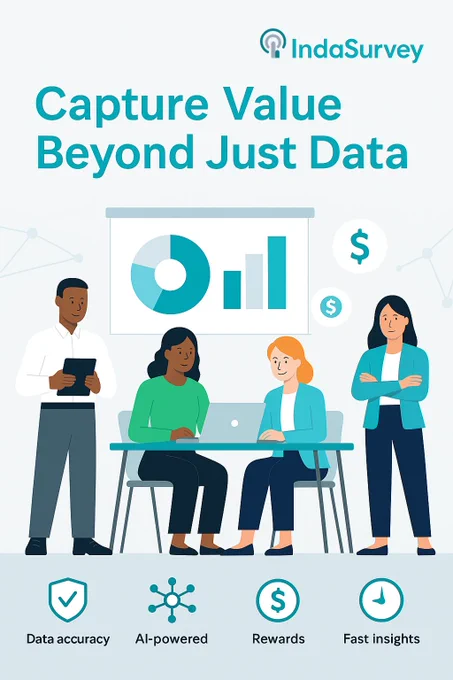 🚀 Capture Value Beyond Just Data with IndaSurvey
 Tired of the inefficiencies in data collection and reporting?
IndaSurvey is revolutionizing how organizations collect insights—both online and in the field. Say goodbye to repetitive tasks and costly delays.
👉 https://indasurvey.com/
🔹 Build surveys from scratch, with AI-assisted tools, or import existing forms
🔹 Access a verified pool of contributors for reliable and fast data
🔹 Monitor responses and analyze insights in real-time
🔹 Automate reporting to save time and reduce errors
Whether you're in research, evaluation, or strategy, IndaSurvey empowers you to go from question to action—faster, smarter, and more accurately.
#DataCollection #AI #FieldResearch #Survey #IndaSurvey #DataTuesday #Blockchain #optimadata