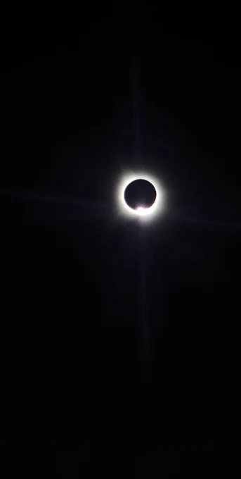 Totality of solar eclipse from Cabot, Arkansas