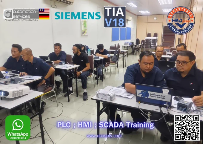 ✅ Completed: 3-Day Siemens PLC, HMI & SCADA Training!
📅 April 7–11, 2025 | 📍 AS Automation Services, Johor Bahru

From 27–29 May 2025, we successfully conducted HRDCorp-claimable training for 10 participants from a top safety glass manufacturer in Johor. They gained hands-on skills in Siemens S7-1200 PLC, TIA Portal V18, KTP400 HMI, and real-world troubleshooting techniques.

Want to upskill your team or join the next batch? Visit : www.asasmy.com/request-quotation.html

#PLCTraining #TIAportalV18 #SiemensPLC #HMItraining #SCADATraining #S71200 #HRDCorp #AutomationMalaysia #EngineeringTraining #ControlSystems #LadderLogic #IndustrialAutomation #HandsOnTraining #UpskillWorkforce #ASAutomationServices

Blog Link :- https://shorturl.at/Yjih8