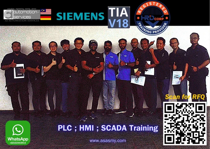 ✅ Completed: 3-Day Siemens PLC, HMI & SCADA Training!
📅 April 7–11, 2025 | 📍 AS Automation Services, Johor Bahru

From 27–29 May 2025, we successfully conducted HRDCorp-claimable training for 10 participants from a top safety glass manufacturer in Johor. They gained hands-on skills in Siemens S7-1200 PLC, TIA Portal V18, KTP400 HMI, and real-world troubleshooting techniques.

Want to upskill your team or join the next batch? Visit : www.asasmy.com/request-quotation.html

#PLCTraining #TIAportalV18 #SiemensPLC #HMItraining #SCADATraining #S71200 #HRDCorp #AutomationMalaysia #EngineeringTraining #ControlSystems #LadderLogic #IndustrialAutomation #HandsOnTraining #UpskillWorkforce #ASAutomationServices

Blog Link :- https://shorturl.at/Yjih8