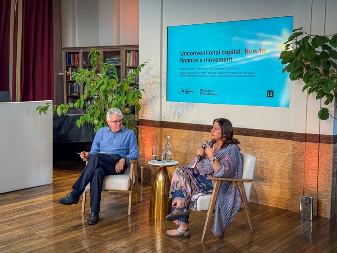 Stephan Chambers, Director of the Marshall Institute, in conversation with Safeena Husain, Founder and Board Member, Educate Girls.