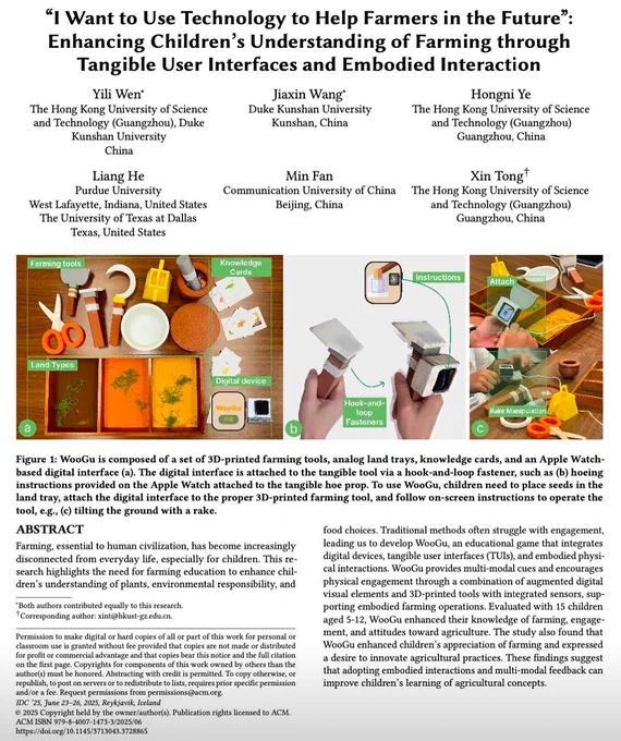 The first page of the IDC 2025 short paper.