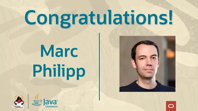 Marc Philipp as a new Java Champion!