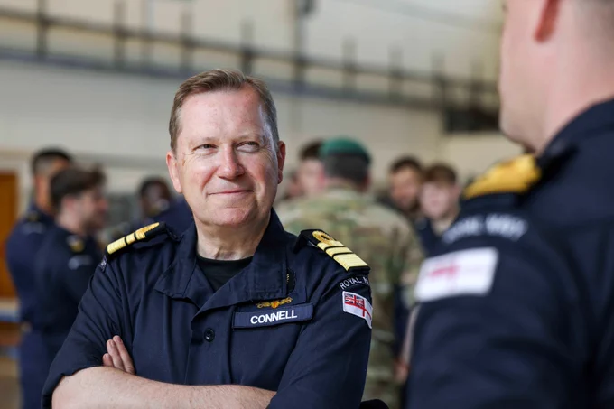 VAdm Connell’s visit to our engineering schools highlighted the crucial role our engineers and technicians play in maintaining operational effectiveness.
Image by Leading Photographer Baz Swainsbury.