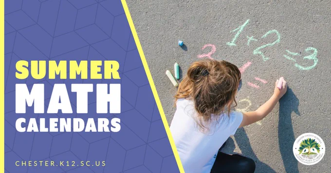 Summer Math Calendars, visit chester.k12.sc.us