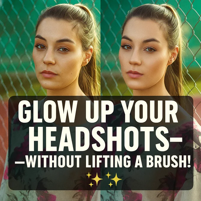 Glow Up Your Headshots—Without Lifting a Brush!
