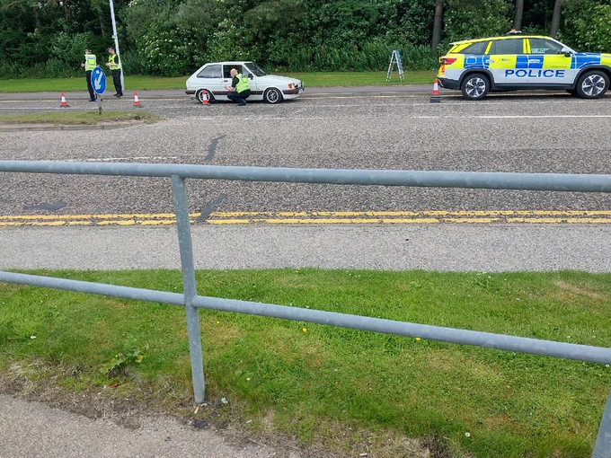 Vehicle subjected to safety checks
