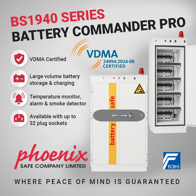 We’re proud to announce that Phoenix Safe Company has now achieved full VDMA 24994:2024-08 Certification for its BS1940 Series.