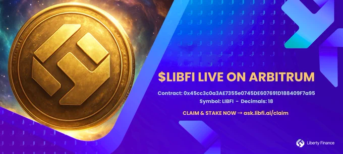 $LIBFI live on Arbitrum