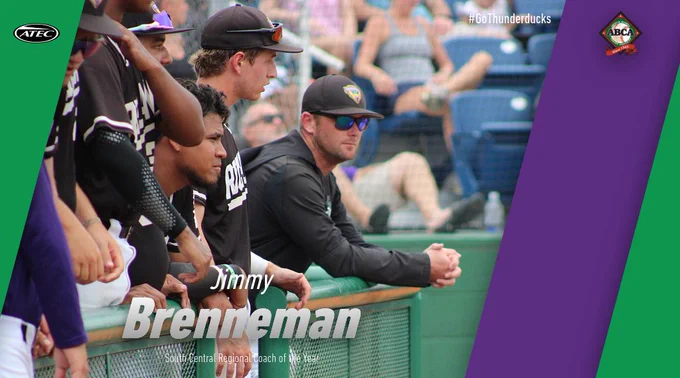 Dallas College Richland's Jimmy Brenneman was named the South Central Regional Coach of the Year for the second straight year. 