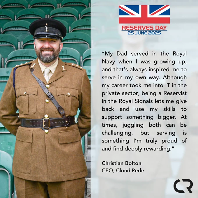 Christian Bolton, CEO and Royal Signals Reserve